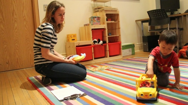 A Toddler’s Fun Experience Helping Scientists